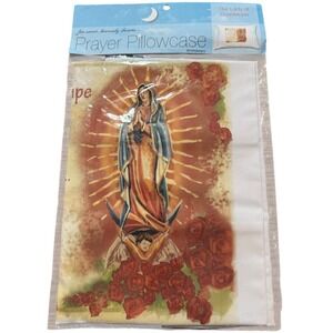 Our Lady of Guadalupe Pillow Case IHM Designs Prayer New